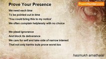 hasmukh amathalal - Prove Your Presence