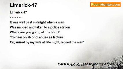 DEEPAK KUMAR PATTANAYAK - Limerick-17