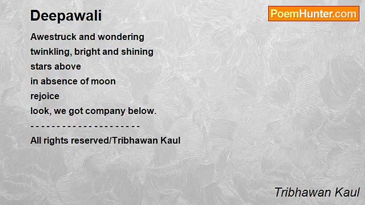 Tribhawan Kaul - Deepawali
