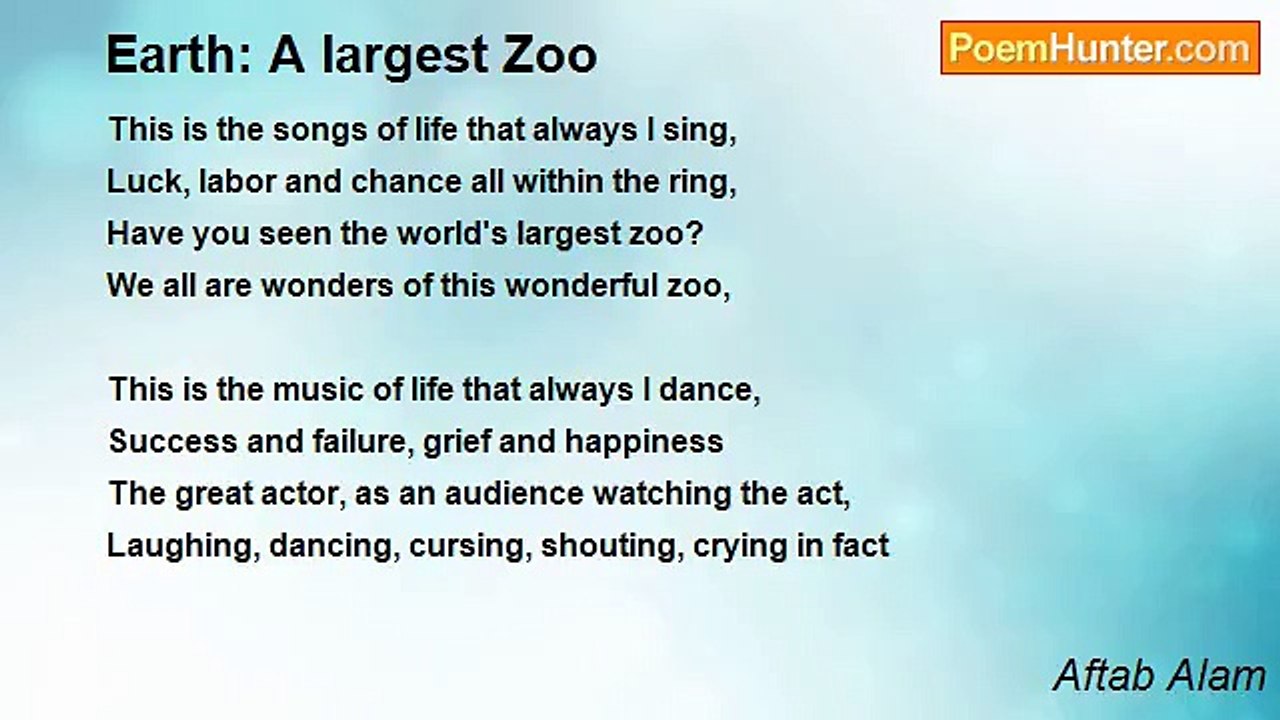 Aftab Alam - Earth: A largest Zoo