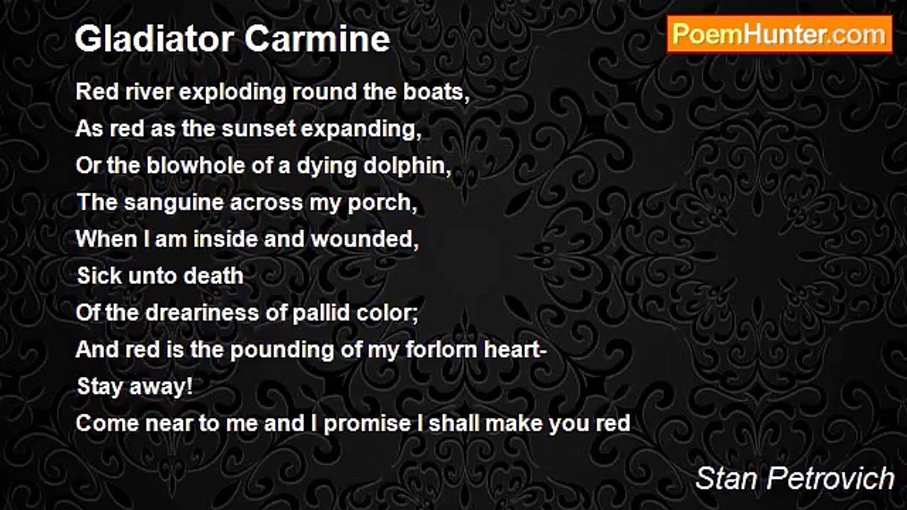 Stan Petrovich - Gladiator Carmine