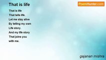 gajanan mishra - That is life