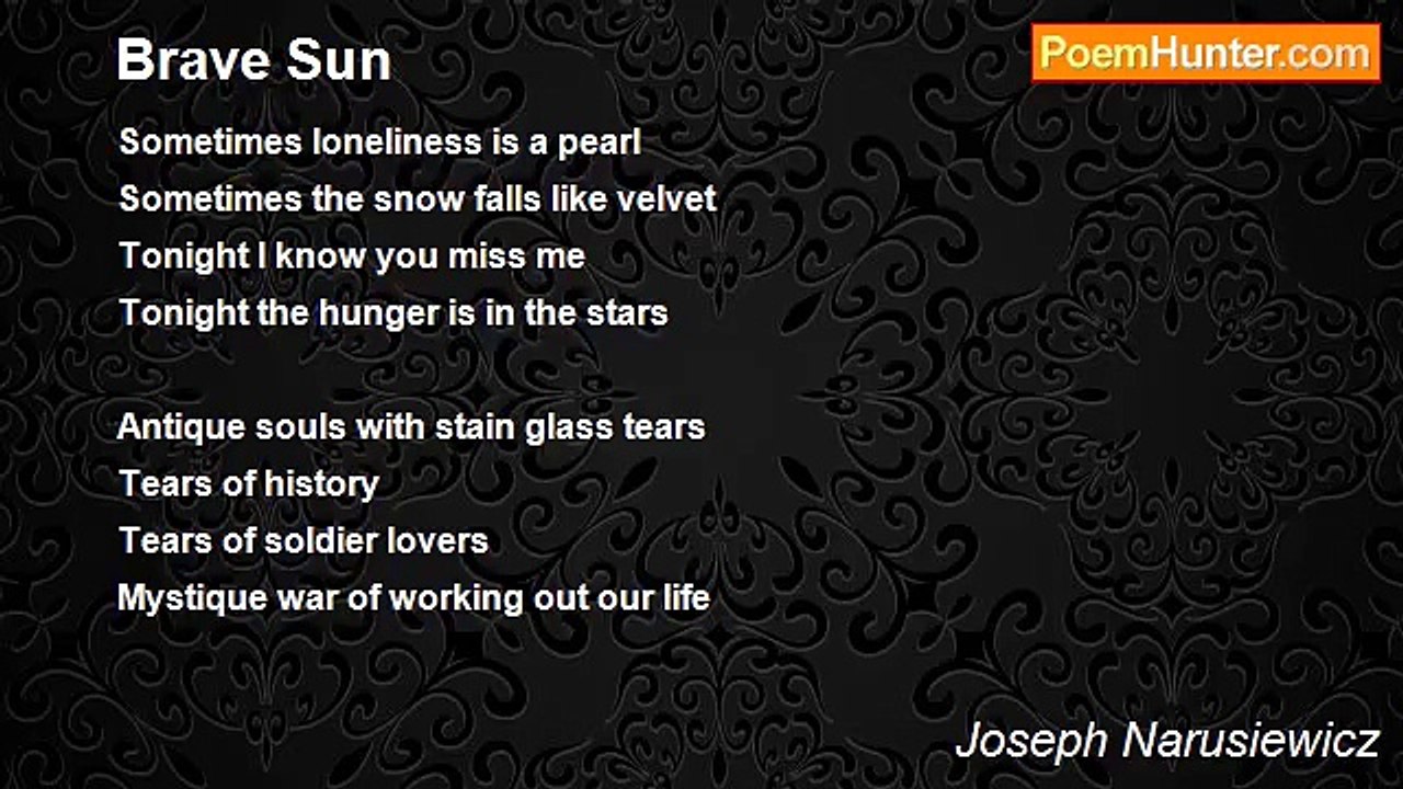 Joseph Narusiewicz - Brave Sun