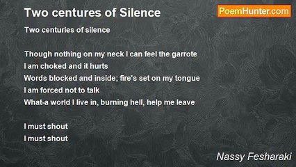 Nassy Fesharaki - Two centures of Silence