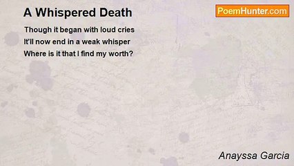 Anayssa Garcia - A Whispered Death
