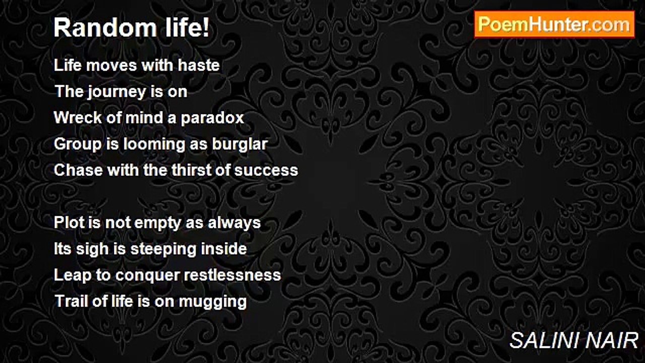 SALINI NAIR - Random life!