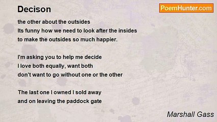 Marshall Gass - Decison