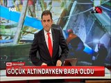 Karaman'da göçükte mahsur kalan işci baba oldu