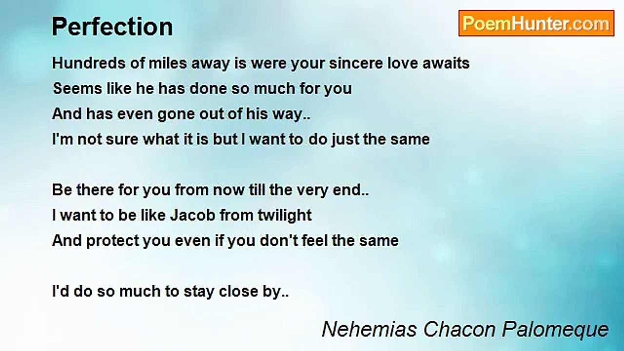 Nehemias Chacon Palomeque - Perfection