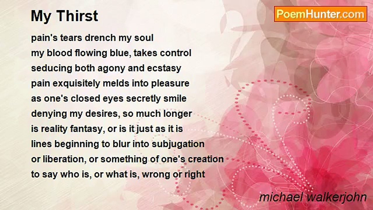 michael walkerjohn - My Thirst