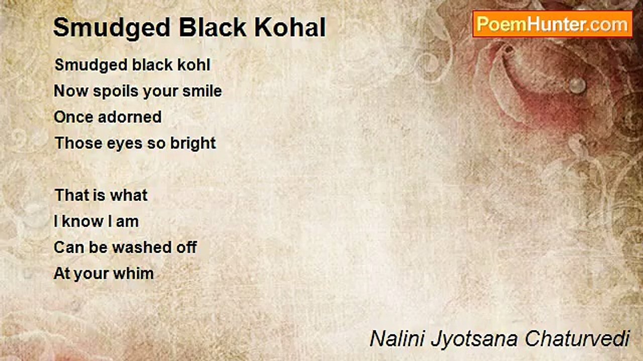 Nalini Jyotsana Chaturvedi - Smudged Black Kohal