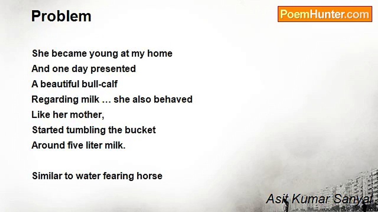 Asit Kumar Sanyal - Problem