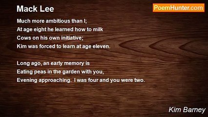 Kim Barney - Mack Lee