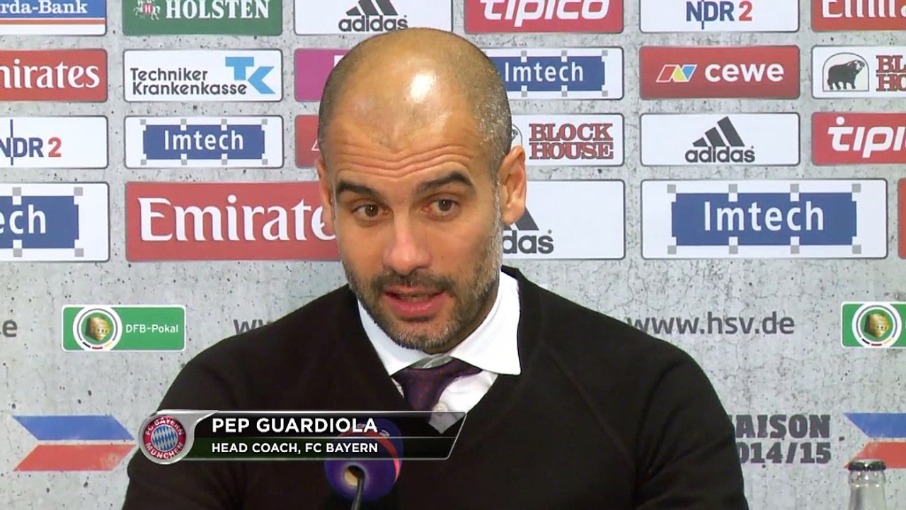 Guardiola: HSV hat uns überrascht