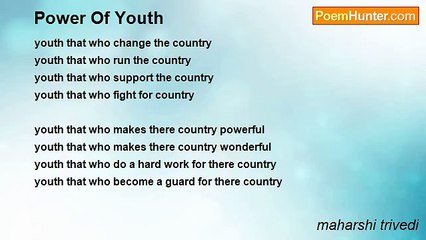 maharshi trivedi - Power Of Youth