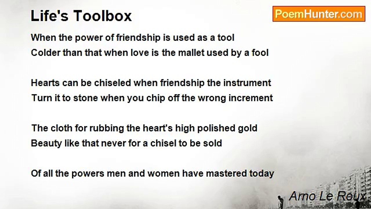 Arno Le Roux - Life's Toolbox