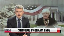 U.S. Fed ends quantitative easing stimulus program