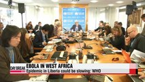 Ebola epidemic in Liberia could be slowing WHO