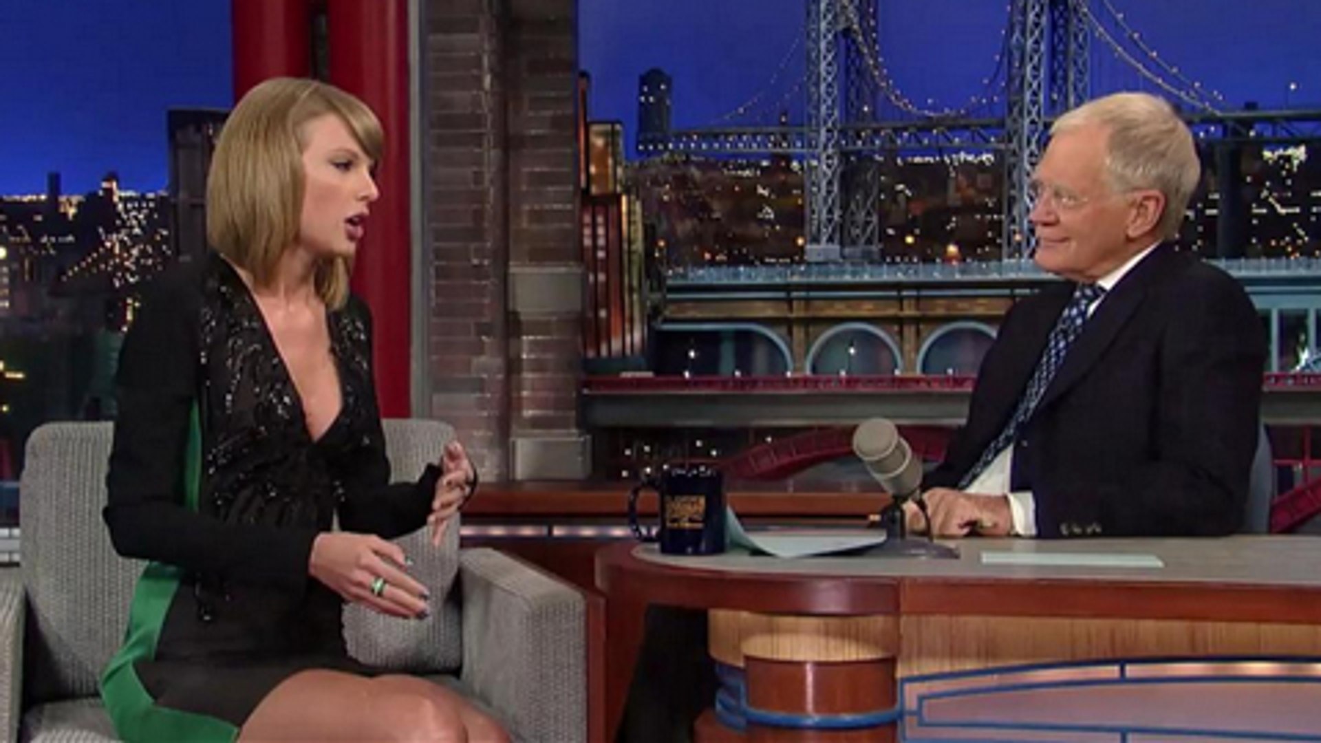 Taylor Swift at the Late Show With David Letterman 