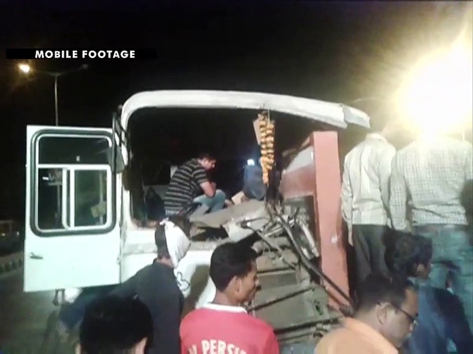 BARODA BUS ACCIDENT