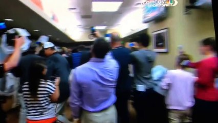 Hunter Pence drops major F Bombs on live TV in 2014 playoff clinch speech!!!