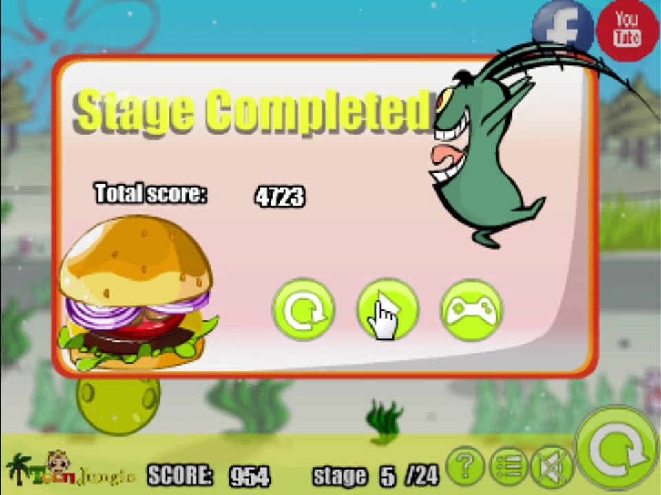 SpongeBob SquarePants Spongebob Wants Sandwich Let's Play / PlayThrough / WalkThrough Part