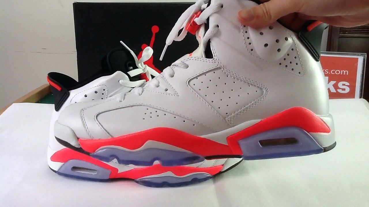 Authentic air jordan 6s white infrared review from *A-kicks*