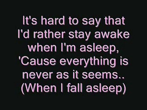 Owl City - Fireflies (lyrics)