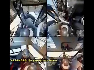 Ego şoföründen gaziye hakaret görüntüleri ortaya çıktı...