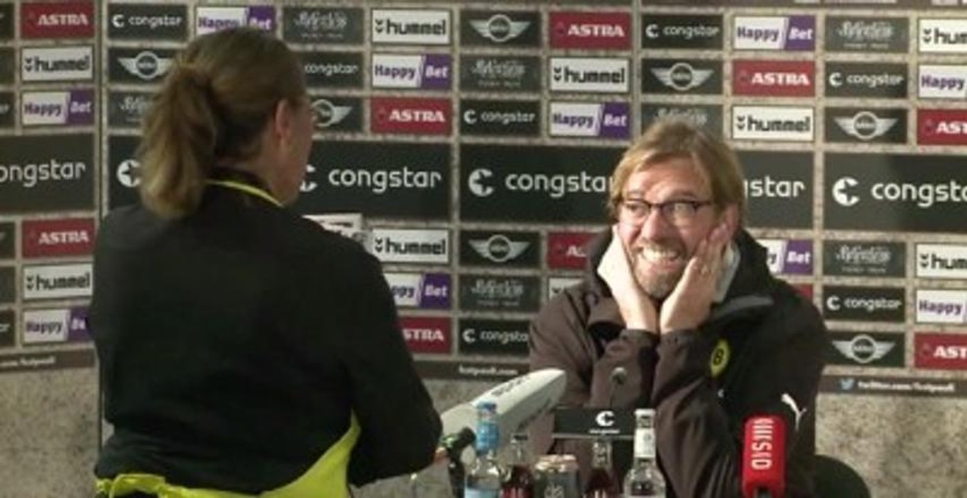 Borussia Dortmund antrenörü Jürgen Klopp'a sürpriz aşk ilanı