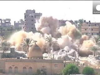 Comienza la demolición de viviendas en la frontera entre Egipto y Gaza