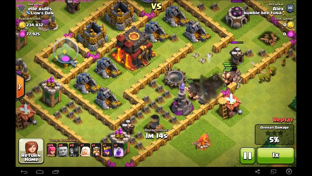 Clash Of Clans Raid 003 See What Happens When Only Townhall Max Leveled And No Defense Followed