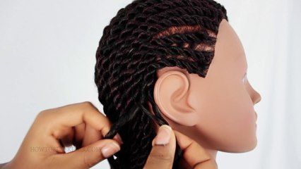 Cornrow Senegalese Twist Take Down Tutorial Part 4 of 4