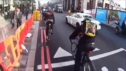 cyclist vs car driver fight in london
