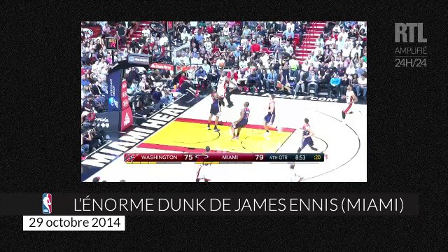 James Ennis réussit l'un des dunks de l'année pour son premier match en NBA