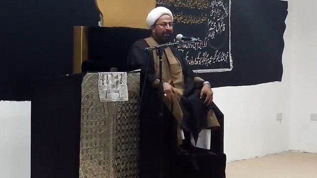 Allama Sakhawat hussain topic Quran aur Ahlebait a s 5 muharram 1436H majlis 404 manchester