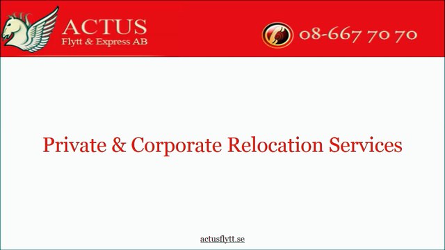 Private and Corporate relocation services