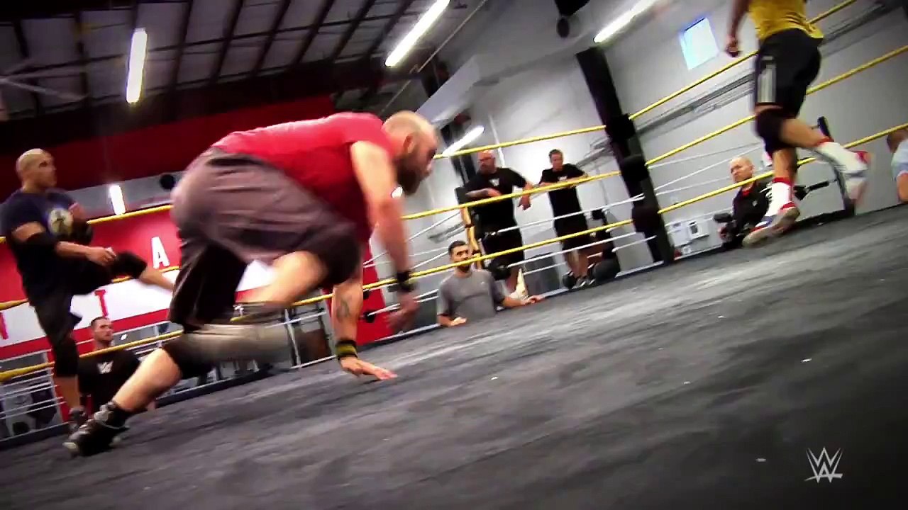 WWE un entrainement intensif !