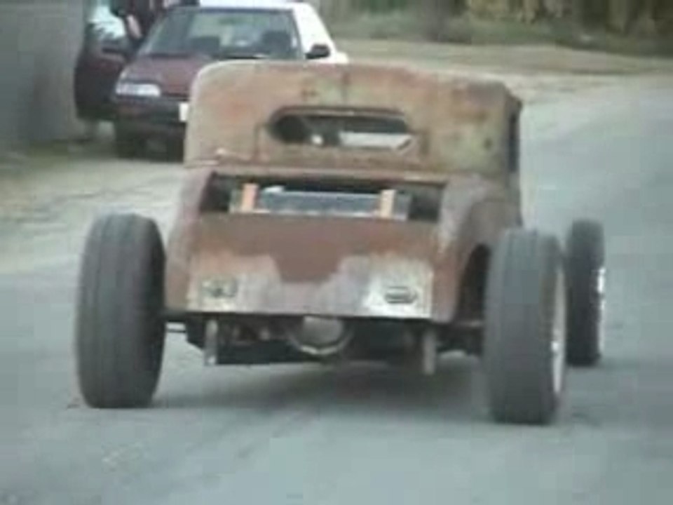 rat rod burnouts run