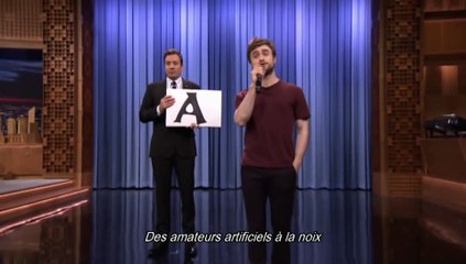 Daniel Radcliffe rappe chez Jimmy Fallon