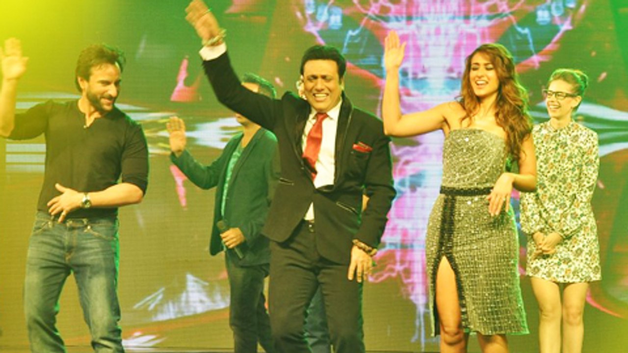Govinda Dances With Saif Ali Khan, Illeana D'Cruz And Kalki Koechlin | Happy Endin Music Launch