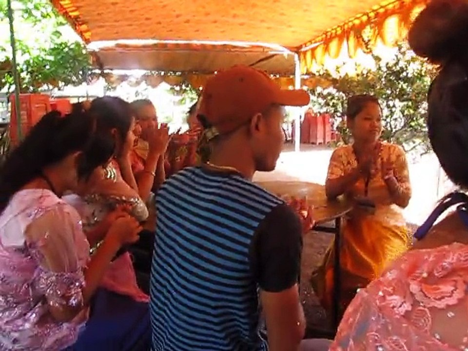 we are very happy on celebration in Phum Thom