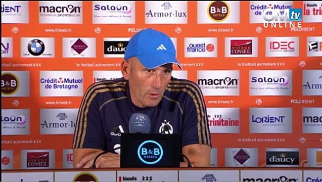 Baup et Gourcuff face à la presse