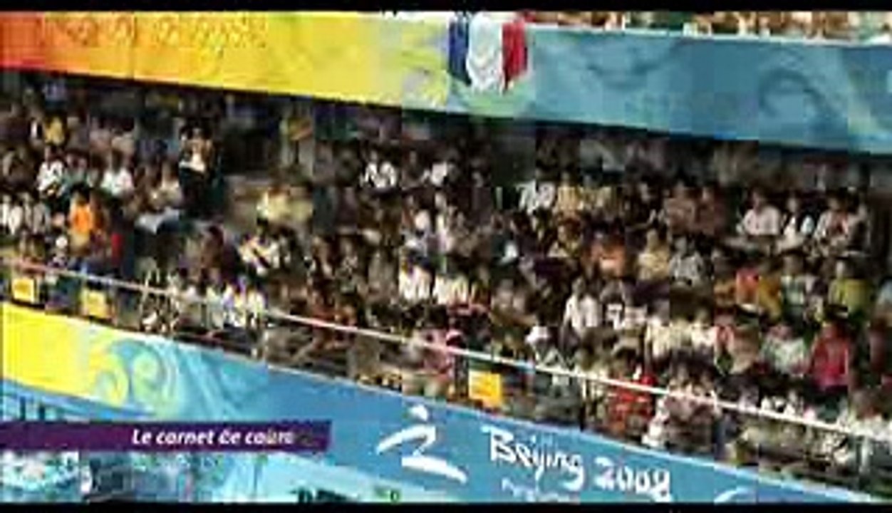 En compagnie de Gérard Masson, président de la fédération Handisport