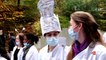 Manifestation des étudiants en médecine dentaire de Saint Luc