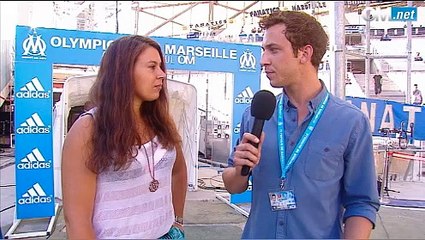 Marion Bartoli dans le JT au Vélodrome