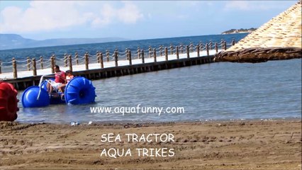 AQUAFUNNY Deniz Traktörü görünümlü Su bisikleti