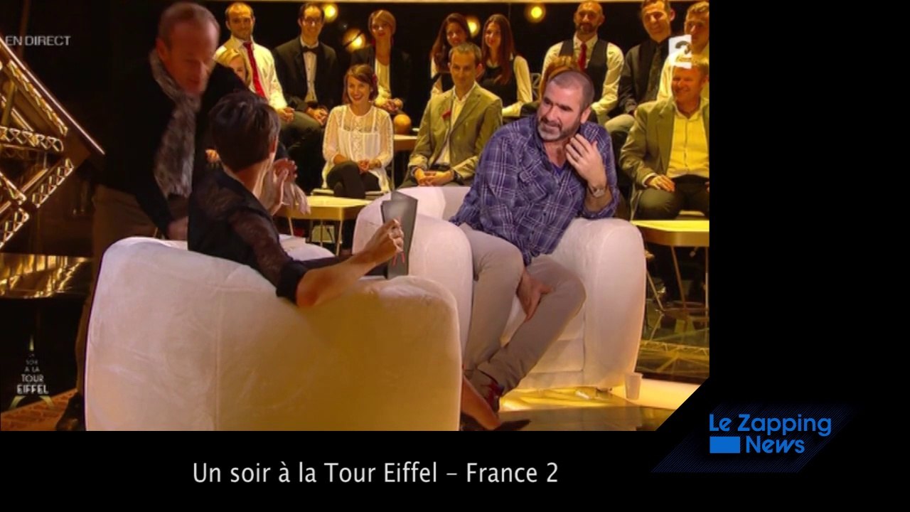 Laurent Baffie joue à chat-bite avec Alessandra Sublet et Eric Cantona