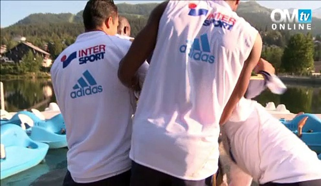 Manouvrier finit dans le lac !