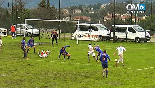 (CFA2) Grasse 2-1 OM : Les buts